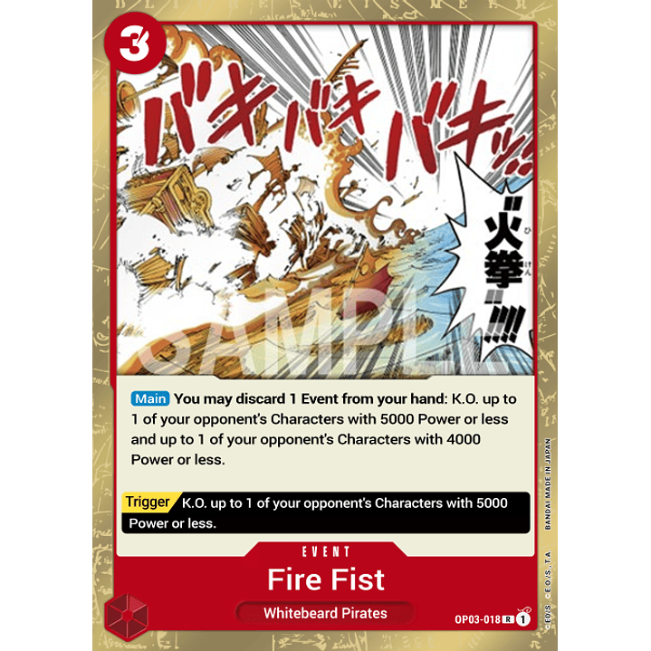 Fire Fist (OP03-018)