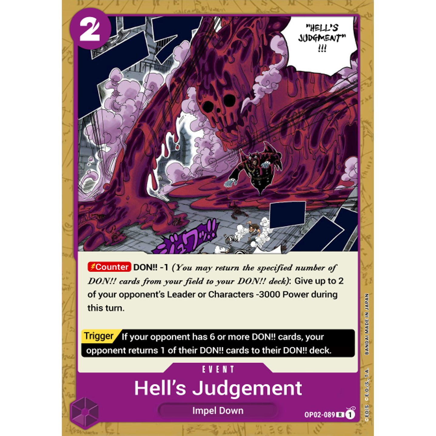 Judgement of Hell (OP02-089)