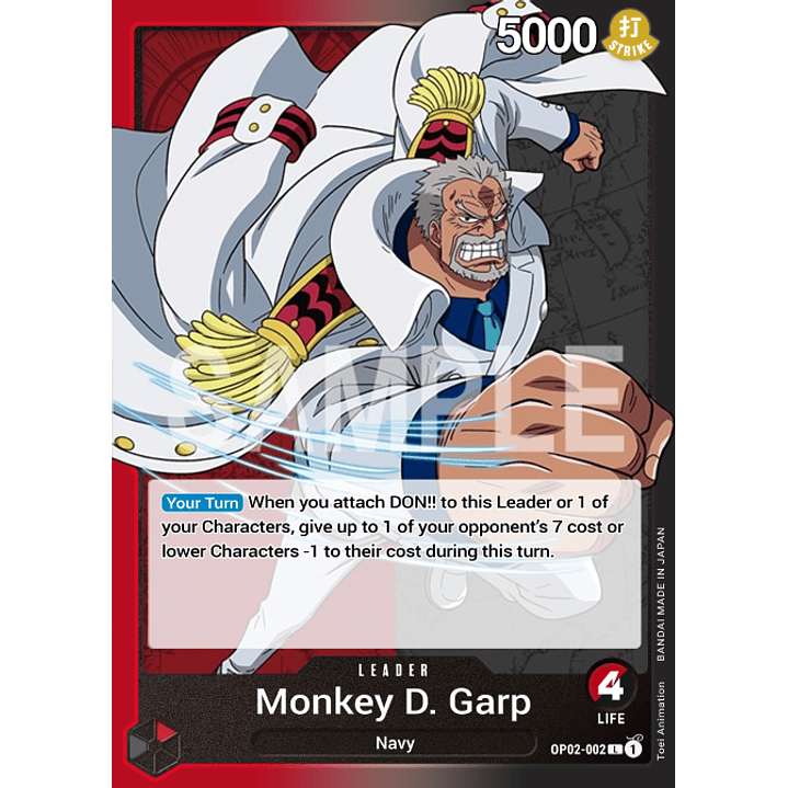 Monkey.D.Garp (OP02-002)