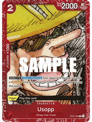 Usopp (ST01-002) - Premium-Film-Red-Edition