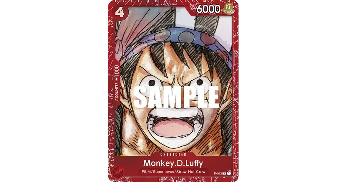Monkey.D.Luffy (P-022) • FILM RED Promotion Card Set – Limitless One Piece