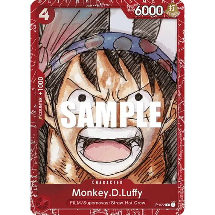 Monkey.D.Luffy (P-022) - Premium-Film-Red-Edition