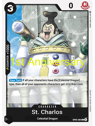 Saint Charlos (OP05-084) - 1st-Anniversary