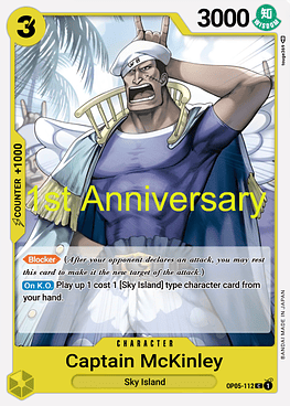 Captain McKinley (OP05-112) - 1st-Anniversary