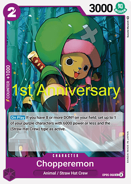 Chopa-Emon (OP05-068) - 1st-Anniversary