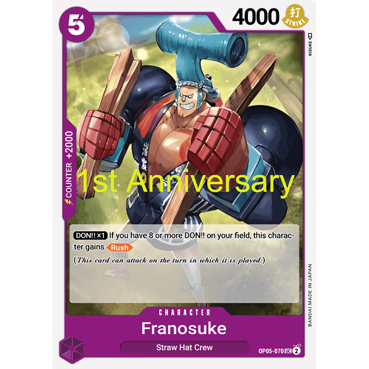 Fra-Nosuke (OP05-070) - 1st-Anniversary