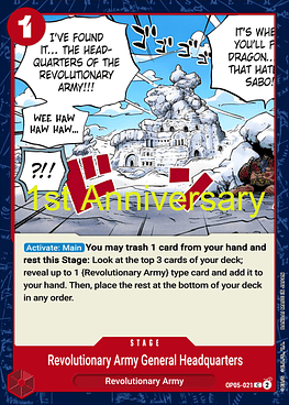 Revolutionary Army HQ (OP05-021) - 1st-Anniversary