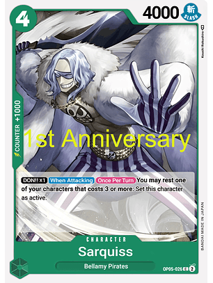 Sarquiss (OP05-026) - 1st-Anniversary