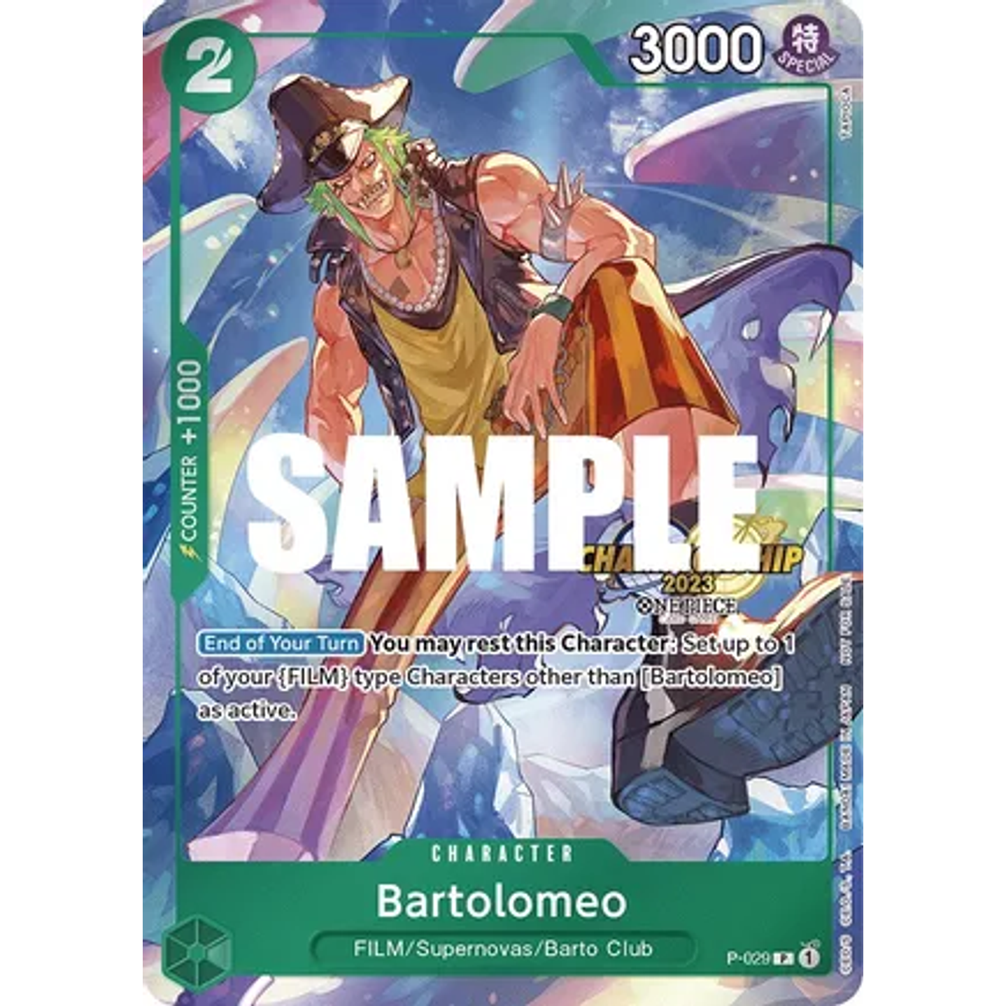 Bartolomeo (P-029) - CS-2023-Event-Pack