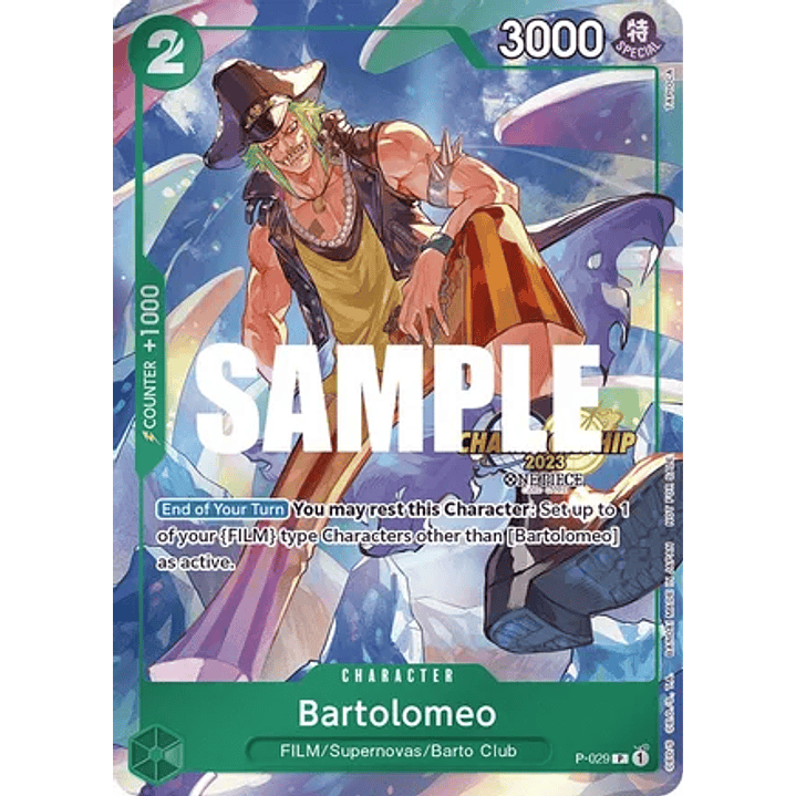 Bartolomeo (P-029) - CS-2023-Event-Pack