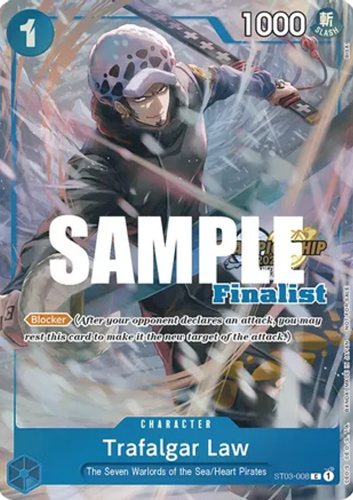 Trafalgar Law (ST03-008) - CS-2023-Top-Players-Pack-Finalist