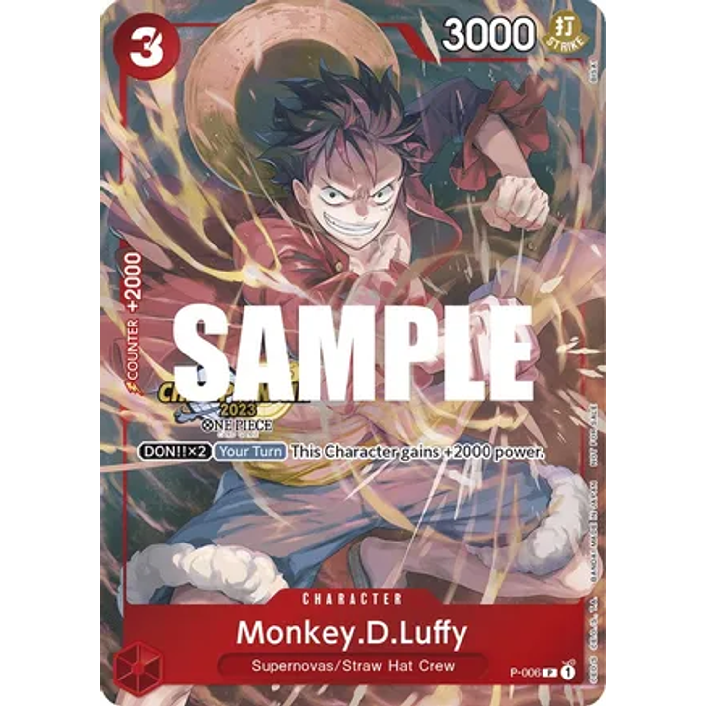 Monkey.D.Luffy (P-006) - CS-2023-Celebration-Pack