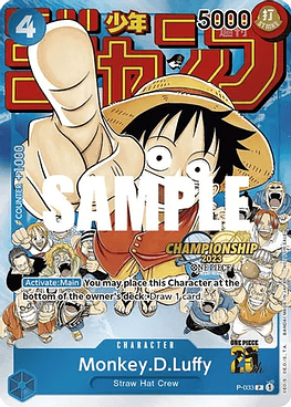 Monkey.D.Luffy (P-033) - CS-2023-Event-Pack-Finalist