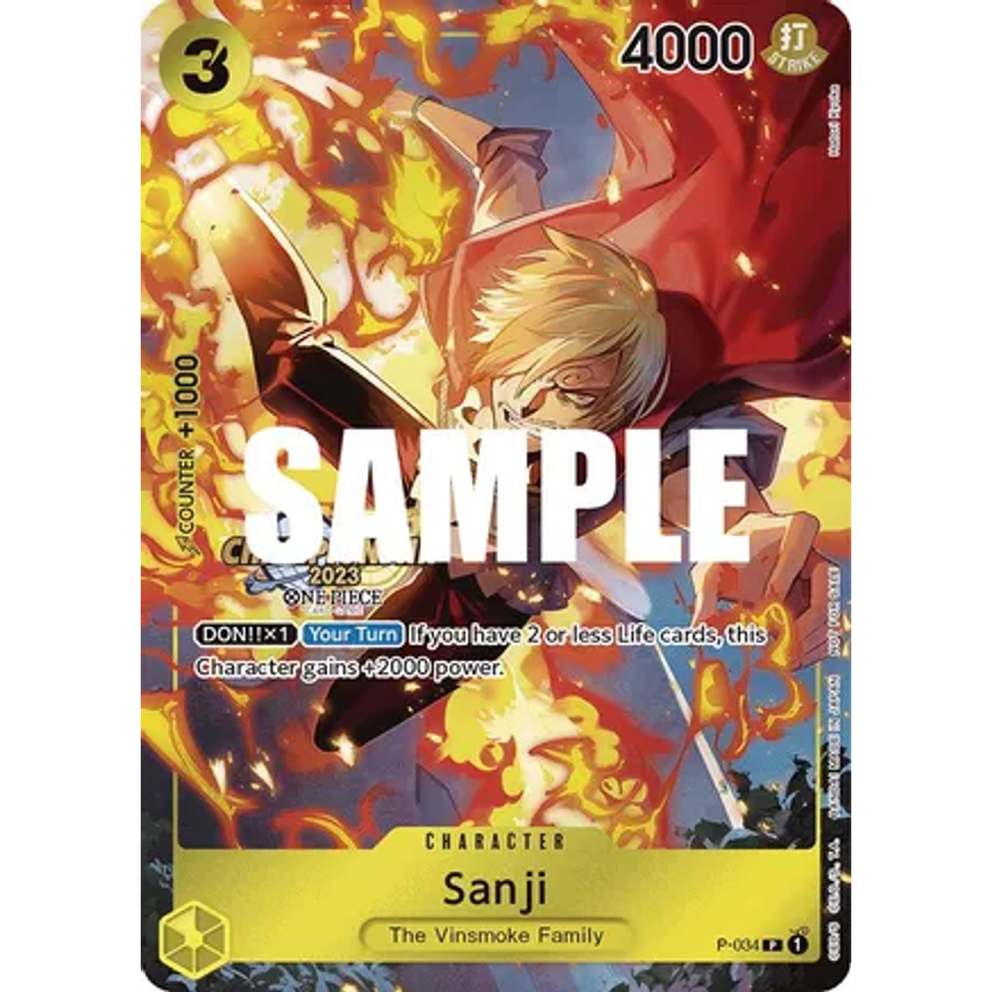 Sanji (P-034) - CS-2023-Event-Pack-Finalist