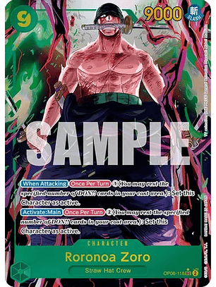 Roronoa Zoro (OP06-118) - Alternative-Art