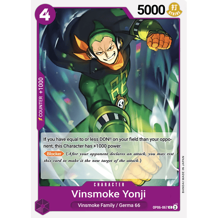 Vinsmoke Yonji (OP06-067)