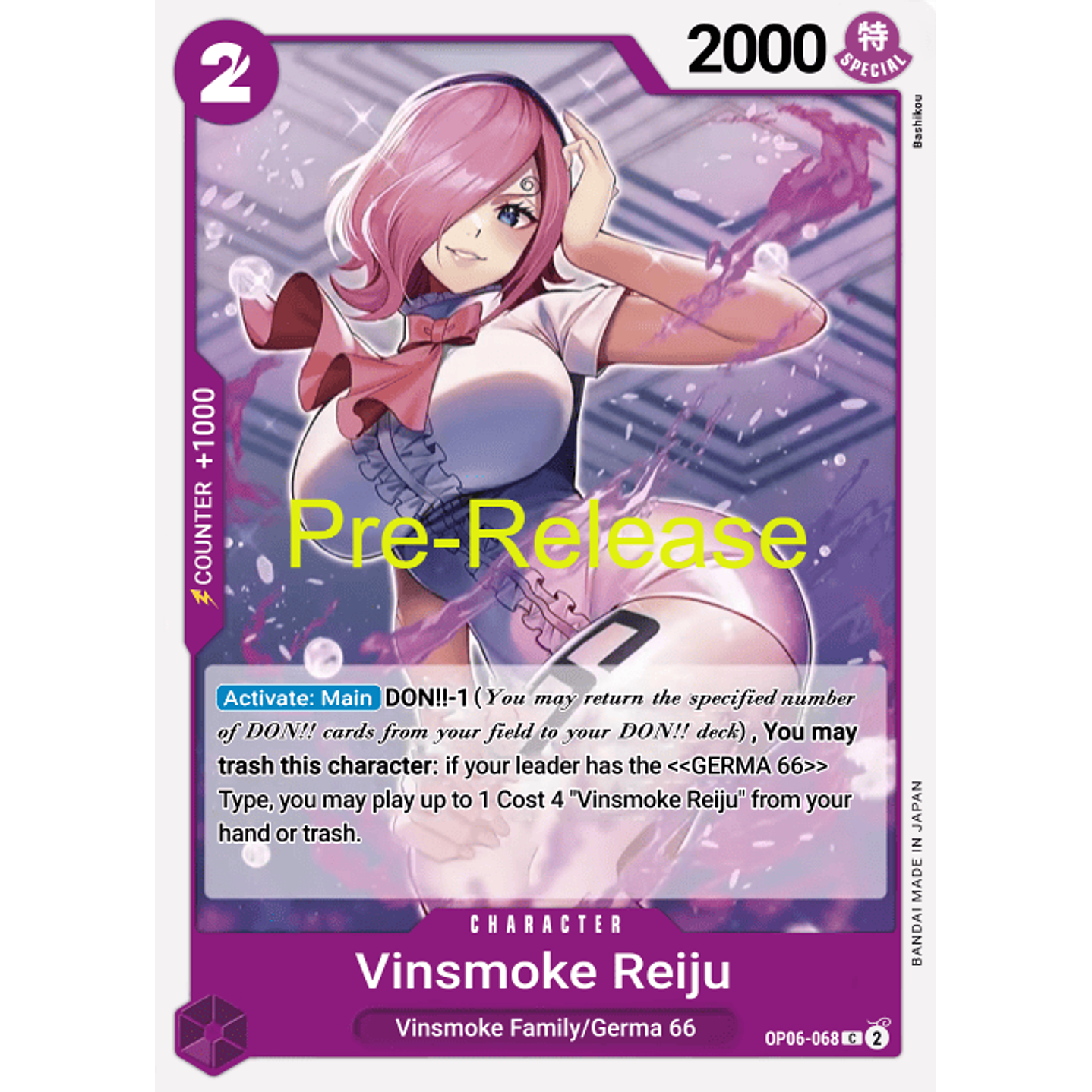 Vinsmoke Reiju (OP06-068) - Pre-Release