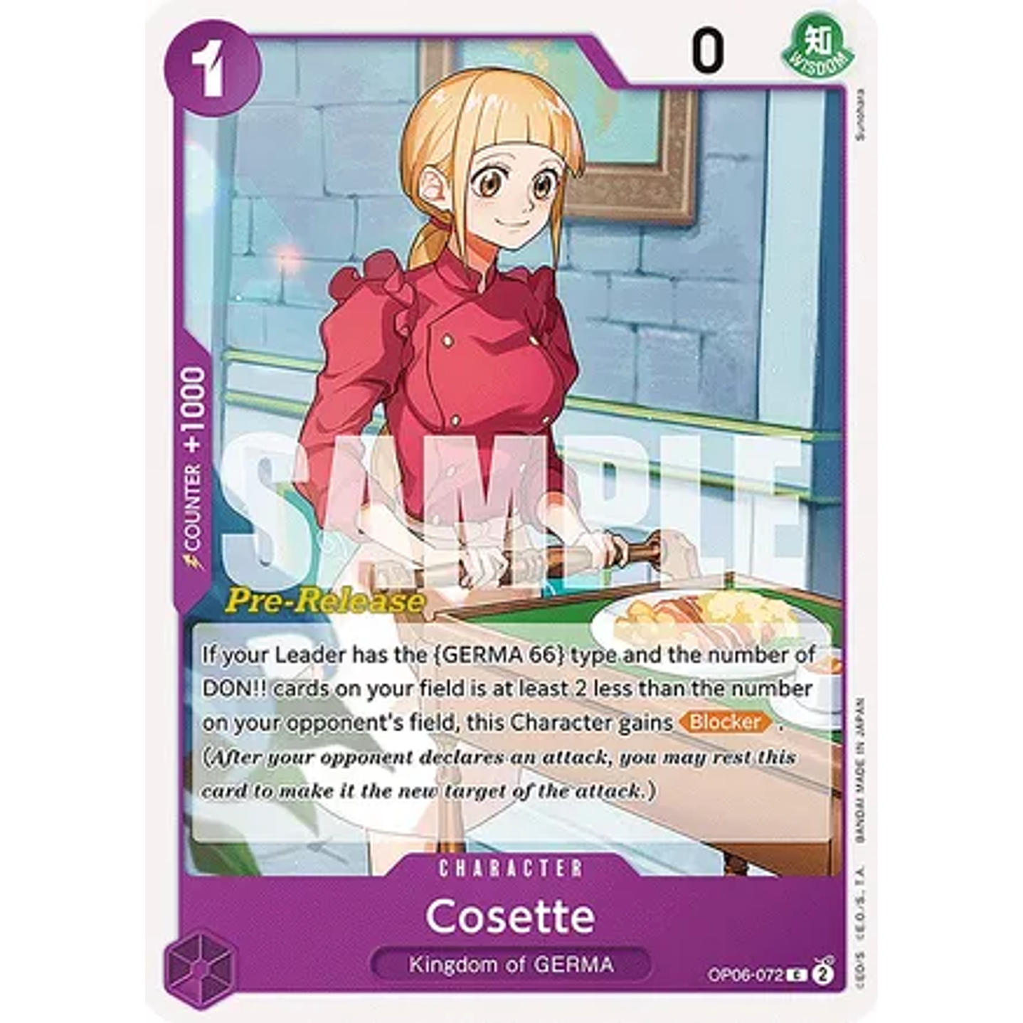 Cosette (OP06-072) - Pre-Release