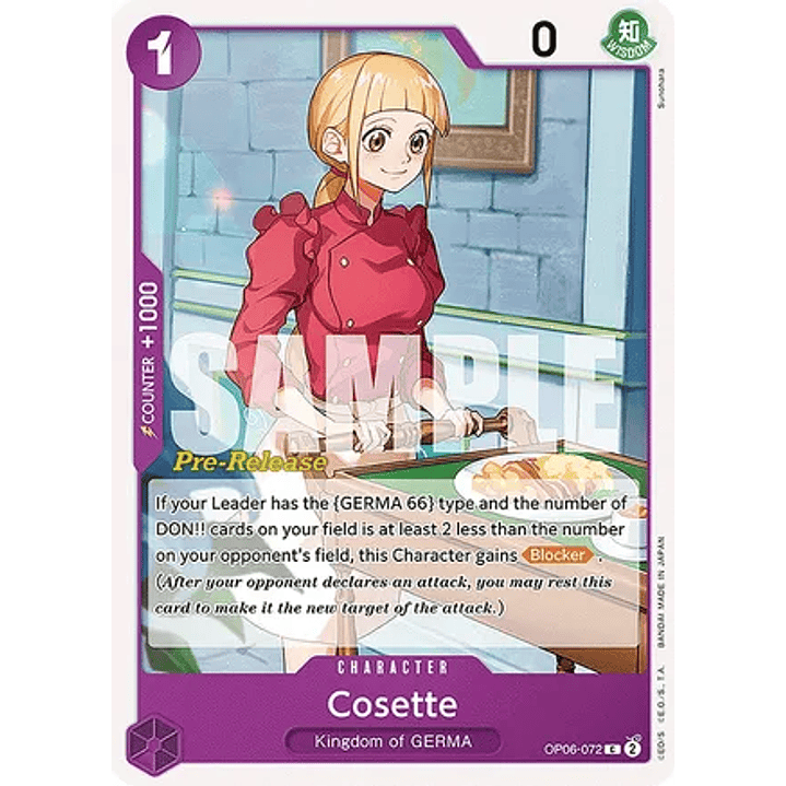 Cosette (OP06-072) - Pre-Release
