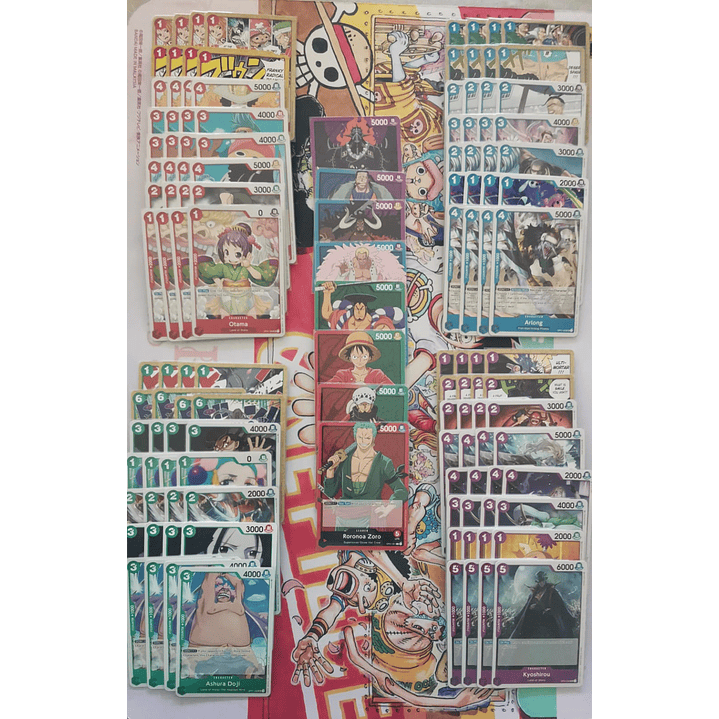 Playset Infrecuentes + Líderes OP01 Romance Down