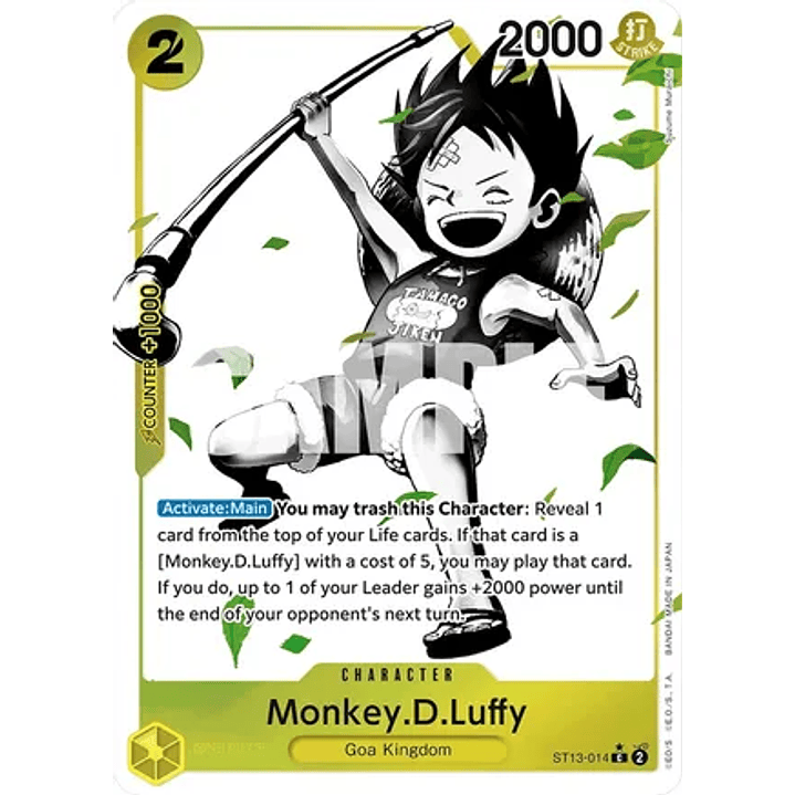 Monkey.D.Luffy (ST13-014) - Alternative-Art