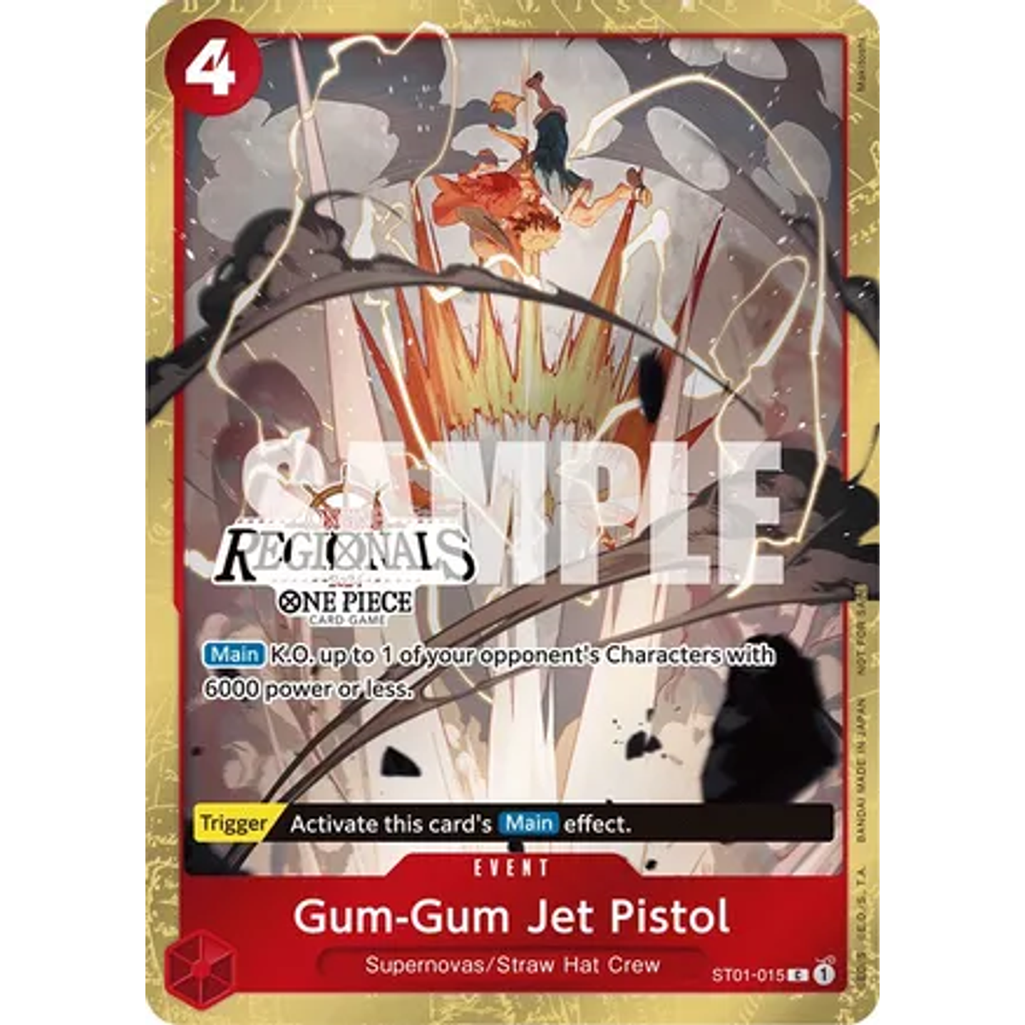 Gum-Gum Jet Pistol (ST01-015) - Online-Regional-2024-Participant