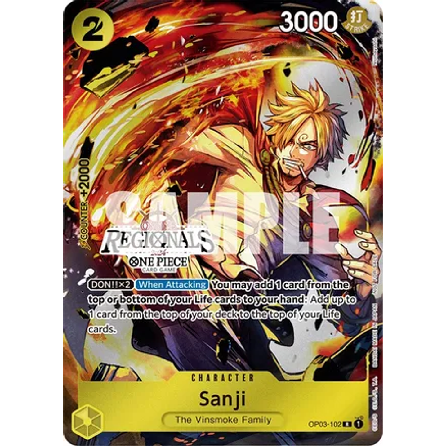 Sanji (OP03-102) - Online-Regional-2024-Participant