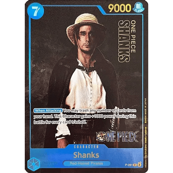 Shanks (P-051) - Premium-Card-Collection-Live-Action-Edition