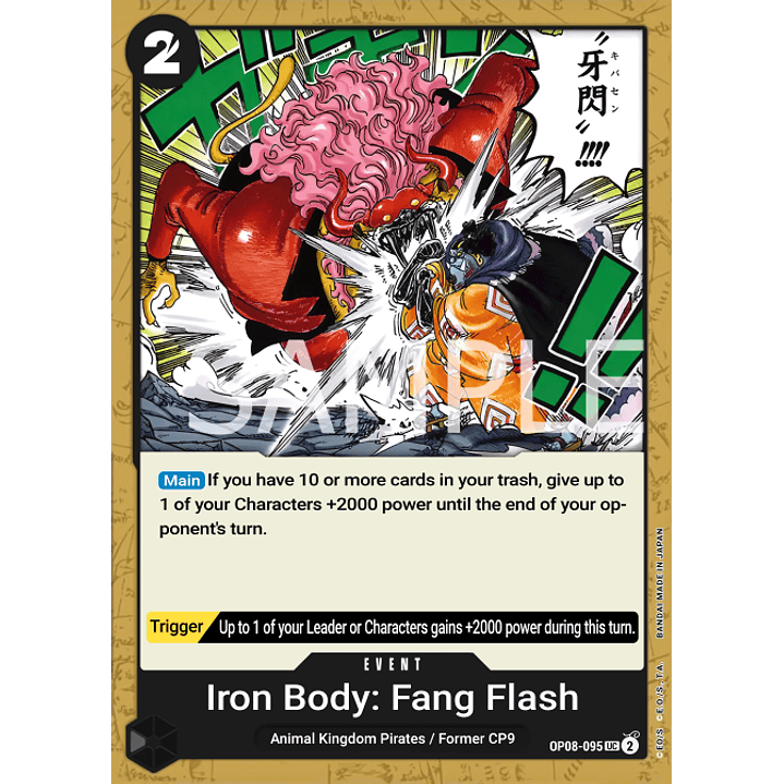 Iron Body Fang Flash (OP08-095)