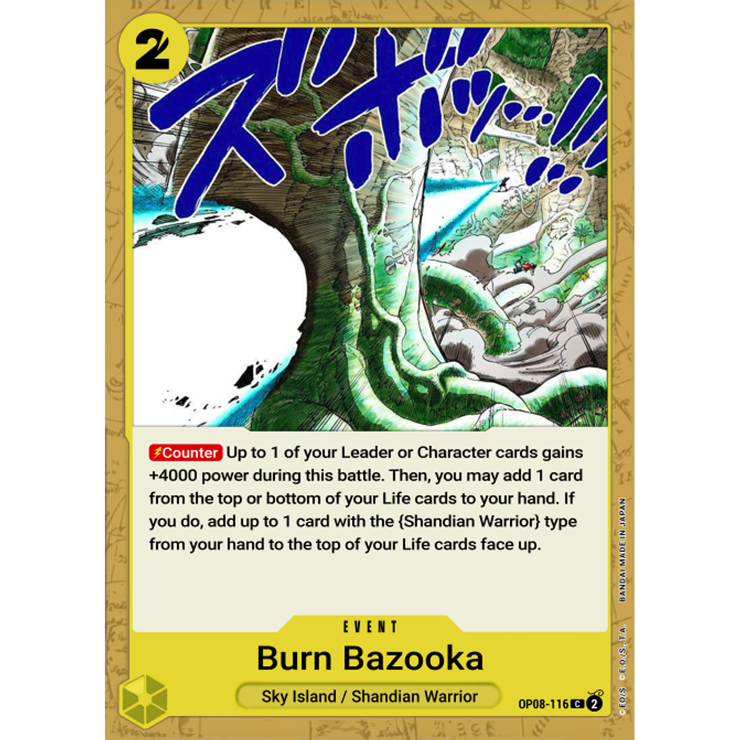 Burn Bazooka (OP08-116) 1
