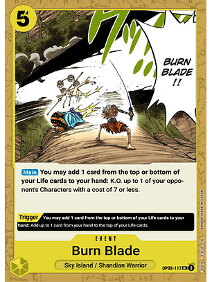 Burn Blade (OP08-117)