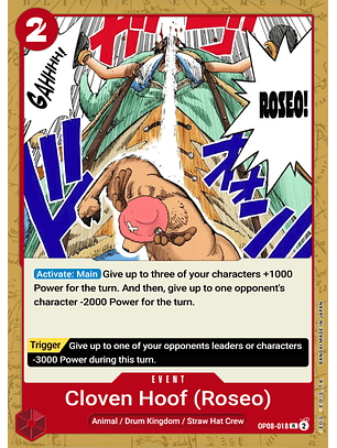 Cloven Rose (OP08-018)