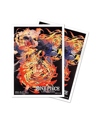 Protectores oficiales de One Piece TCG Luffy-Sabo-Ace