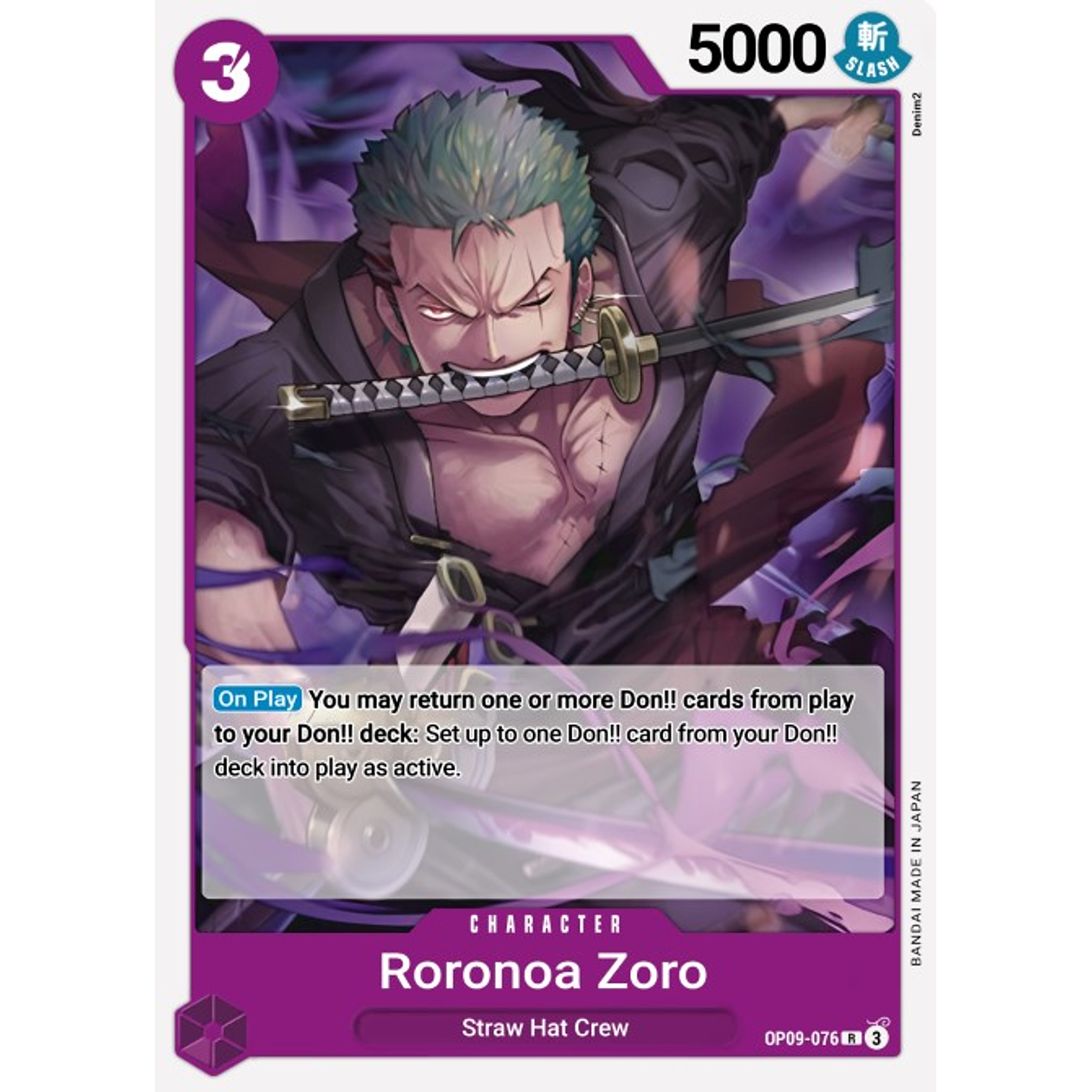 Roronoa Zoro (OP09-076)