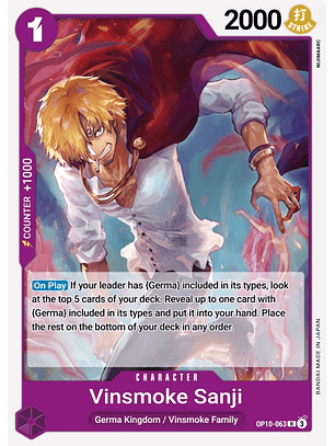 Vinsmoke Sanji (OP10-063)