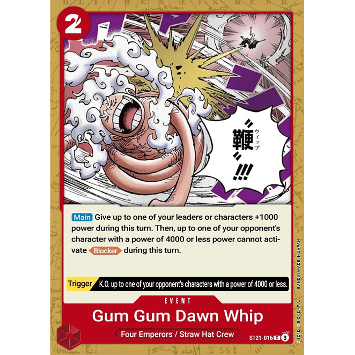 Gum-Gum Dawn Whip (ST21-016)