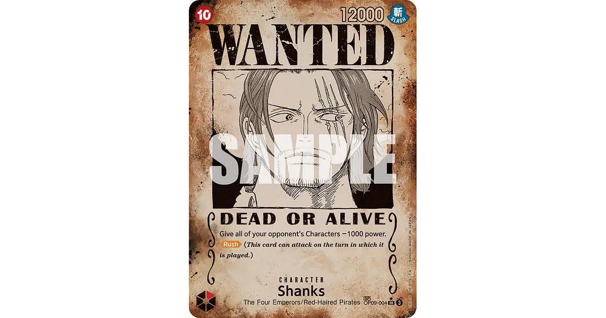 Shanks (OP09-004) - Wanted-Poster