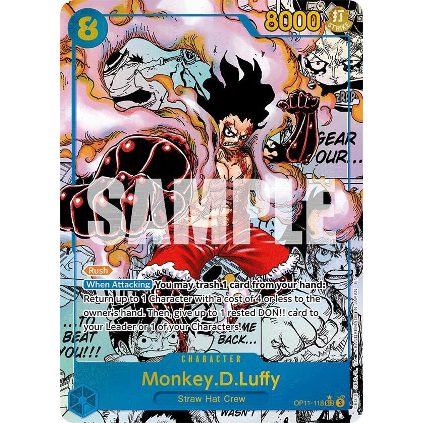 Monkey.D.Luffy (OP11-118) - Alternative-Art-Manga