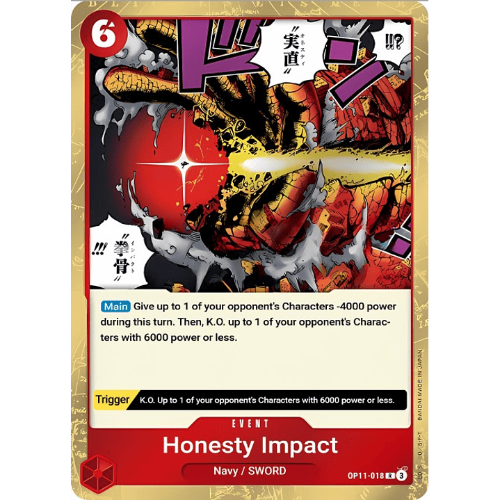 Honesty Impact (OP11-018)