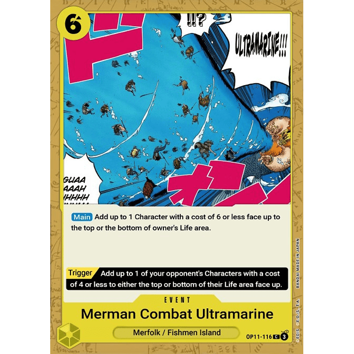 Merman Combat Ultramarine (OP11-116)