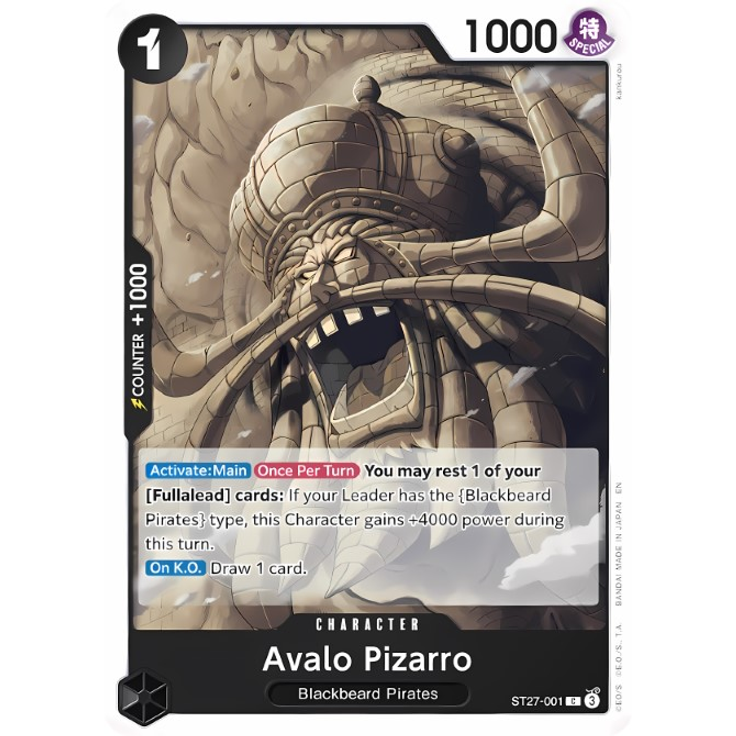 Avalo Pizarro (ST27-001)