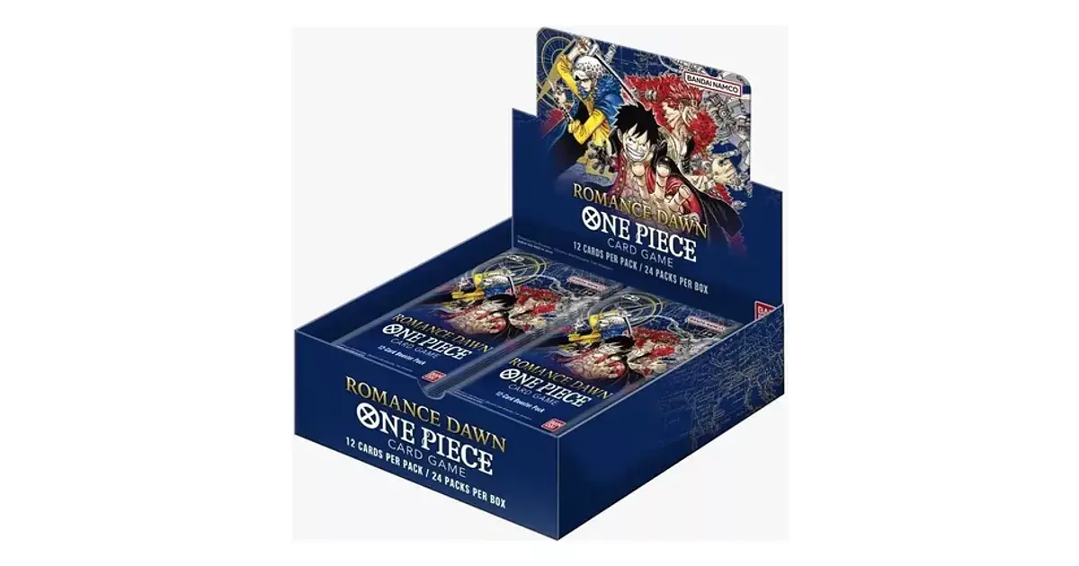 One Piece TCG Romance Down OP01 - Booster Box Fondo Azul