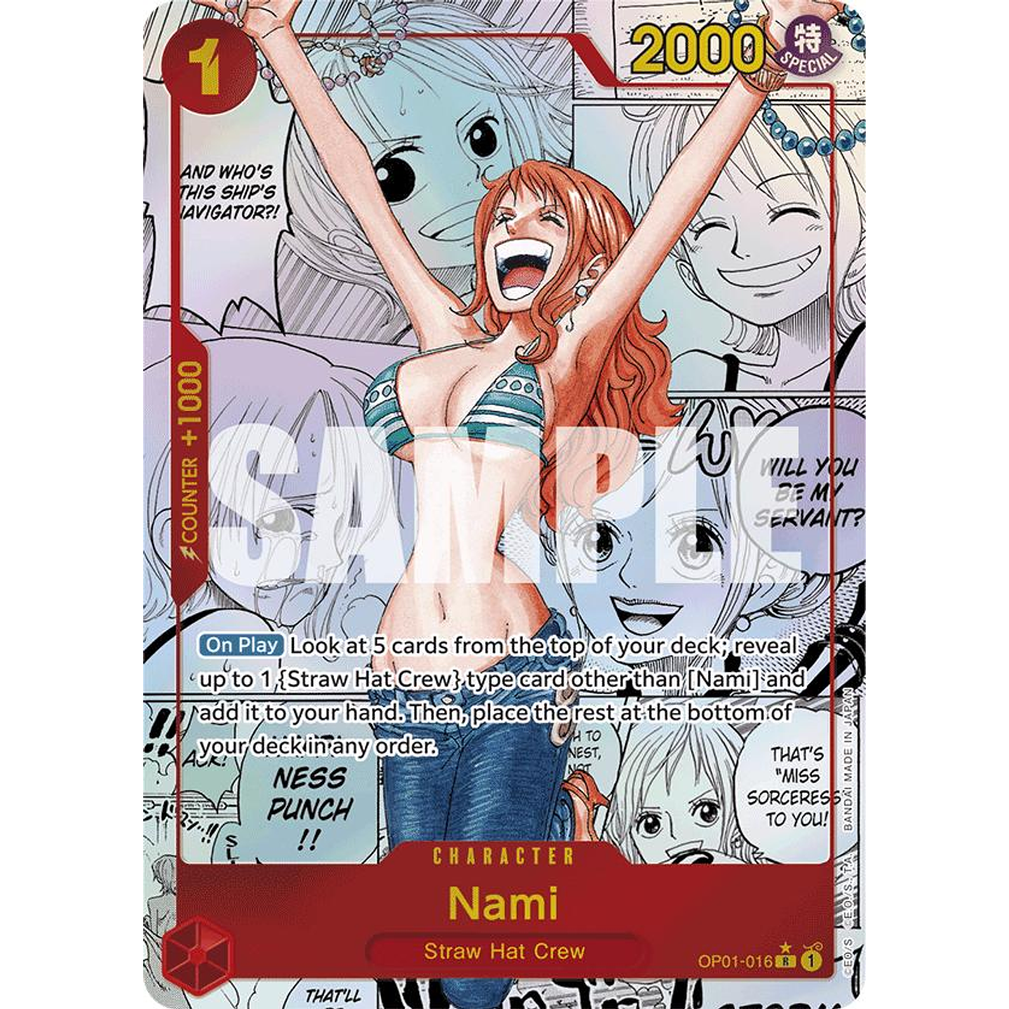 Nami (OP01-016) - Alternative-Art-Manga-PRB