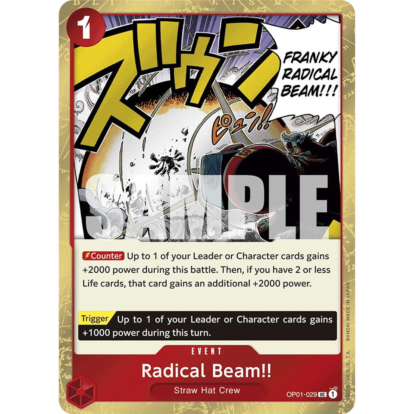 Radical Beam!! (OP01-029) - Jolly-Roger