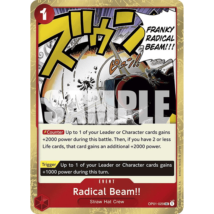 Radical Beam!! (OP01-029) - Jolly-Roger