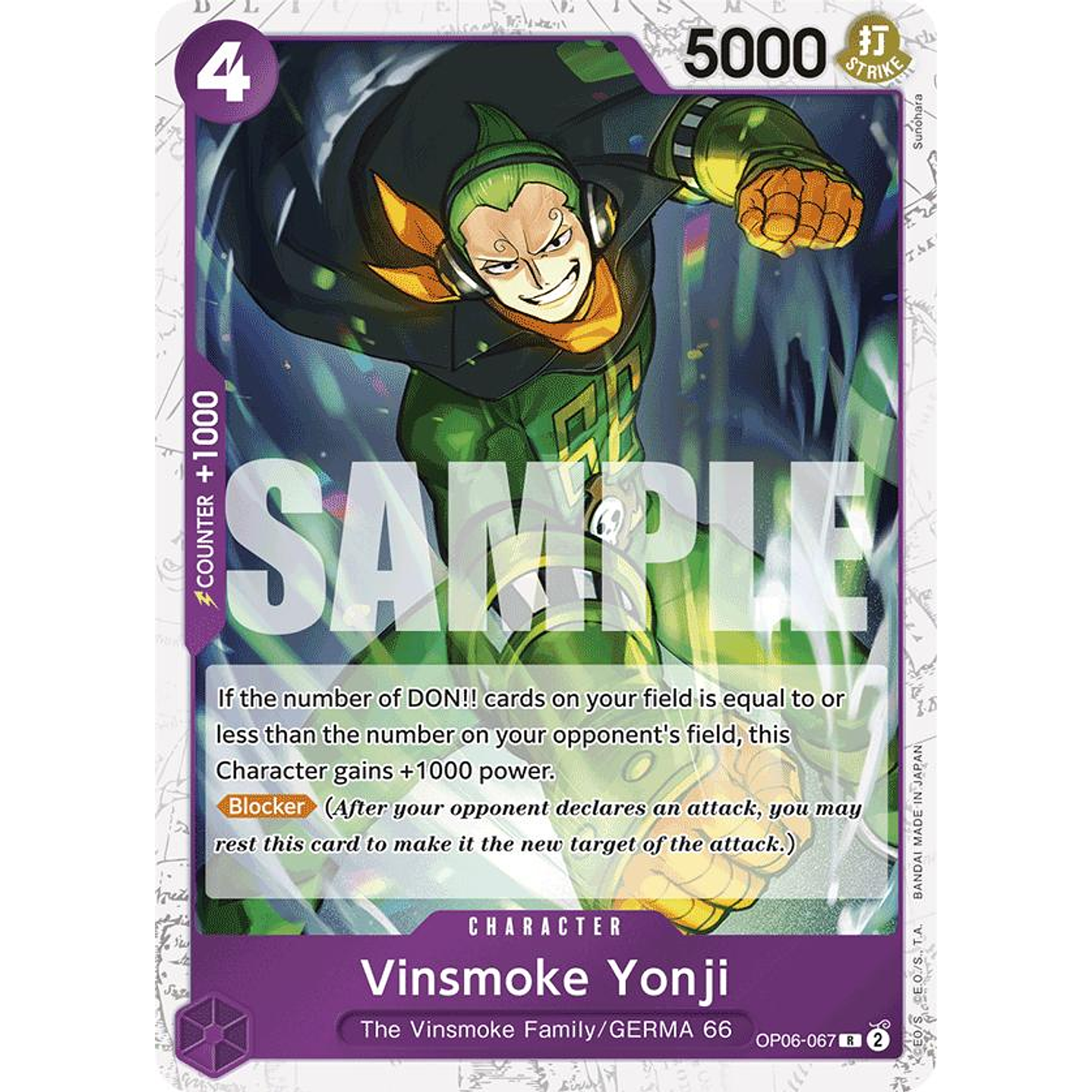 Vinsmoke Yonji (OP06-067) - Jolly-Roger