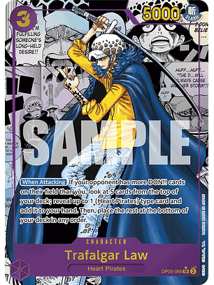 Trafalgar Law (OP05-069) - Alternative-Art-Manga-PRB