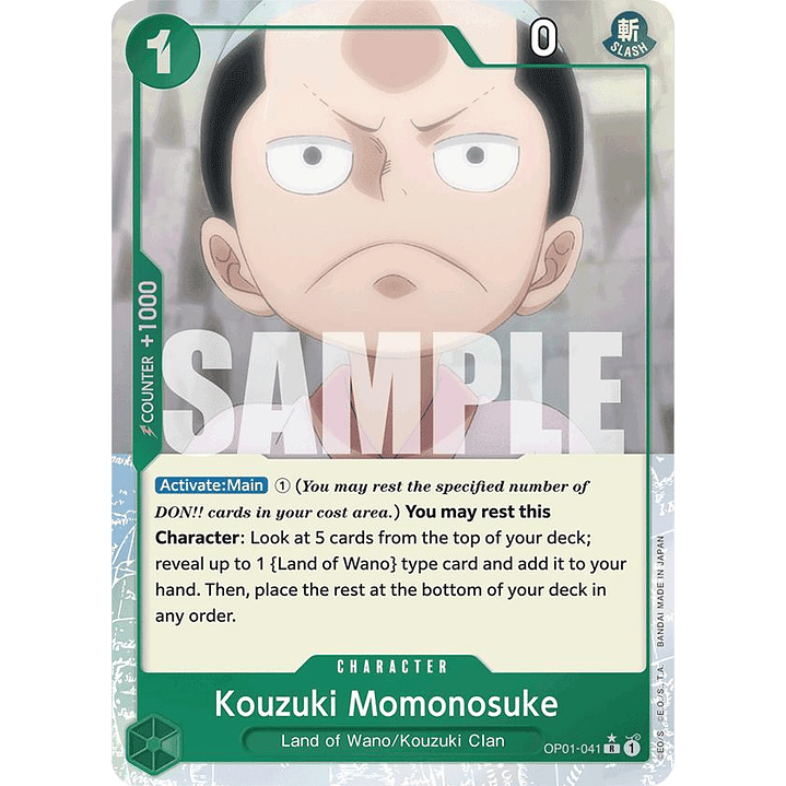 Kouzuki Momonosuke (OP01-041) - Full-Art