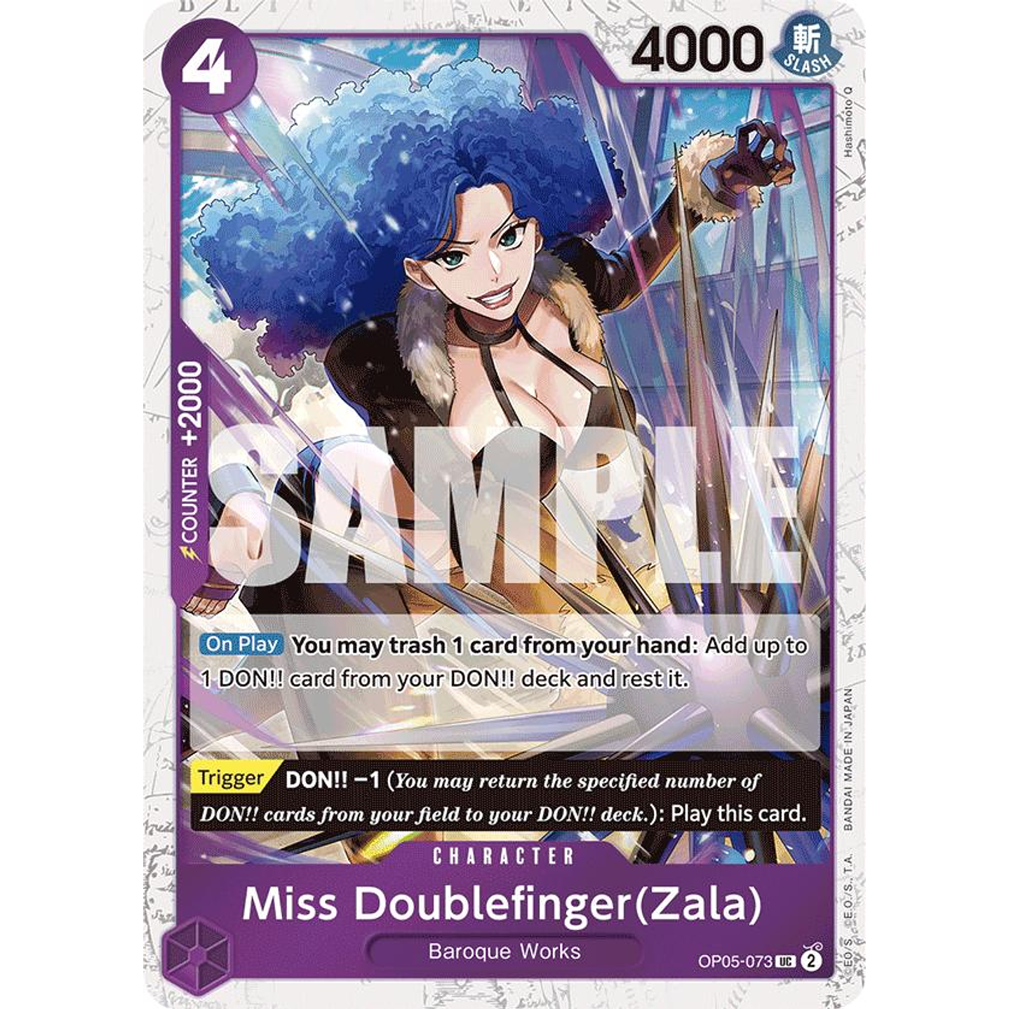 Miss Doublefinger(Zala) (OP05-073) - Jolly-Roger