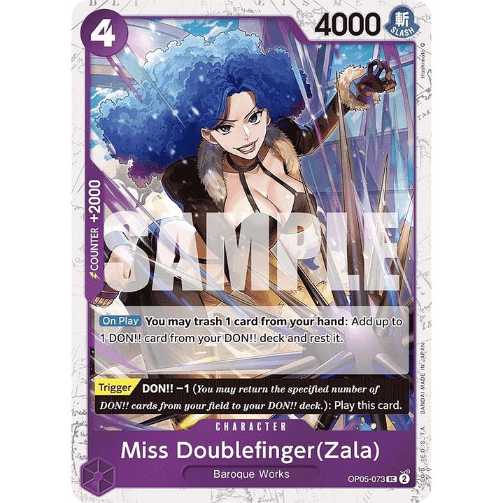 Miss Doublefinger(Zala) (OP05-073) - Jolly-Roger